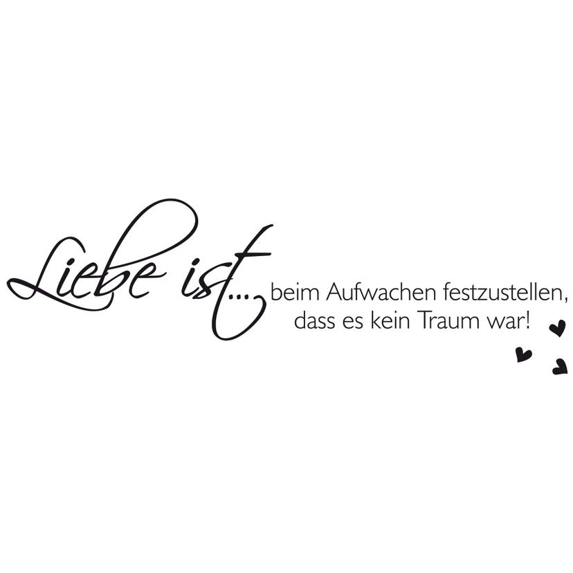 Wandtattoo Liebe ist...