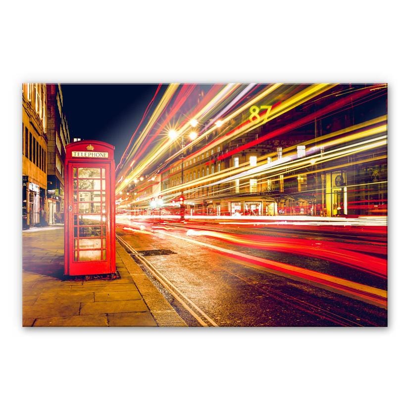 Tableau en verre acrylique - London City Lights
