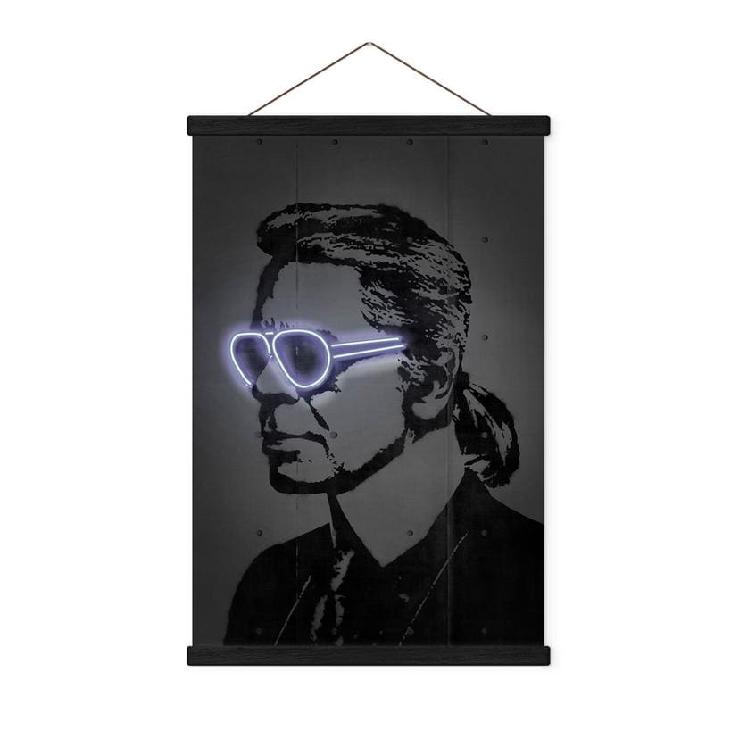Tekstil plakat Karl Lagerfeld - Mielu