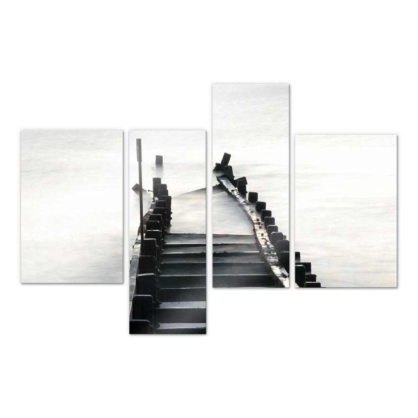 Akrylbillede Way to nowhere 01 (4-delt)
