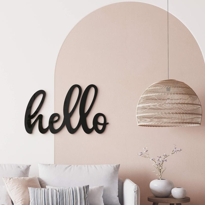 Letras decorativas Hello - letras acrílicas