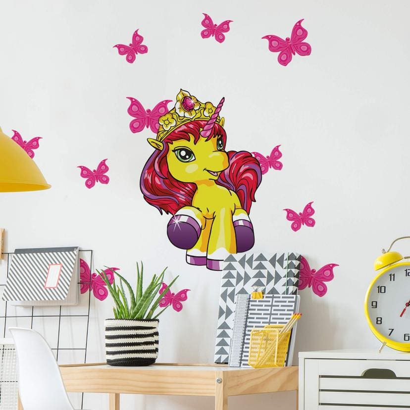 Muursticker Filly Unicorn - Beauty Iris