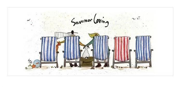 Plakat Sam Toft - Summer Loving kunsttryk, Sam Toft (60 x 30 cm)