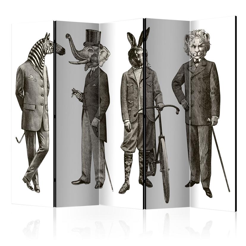 Divisorio per sala - Zoo retrò, 3 pezzi