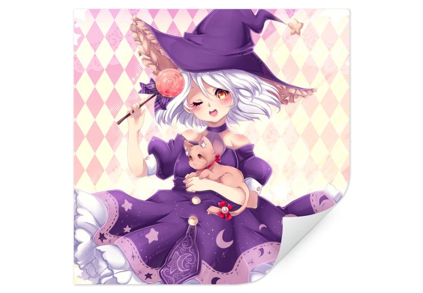 Wallprint La Doll Blanche - Little Witch