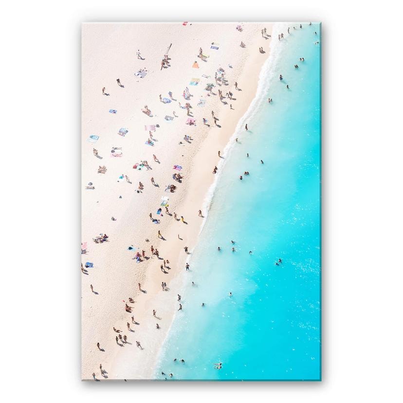 Akrylbillede Colombo - travlhed på stranden på Zakynthos