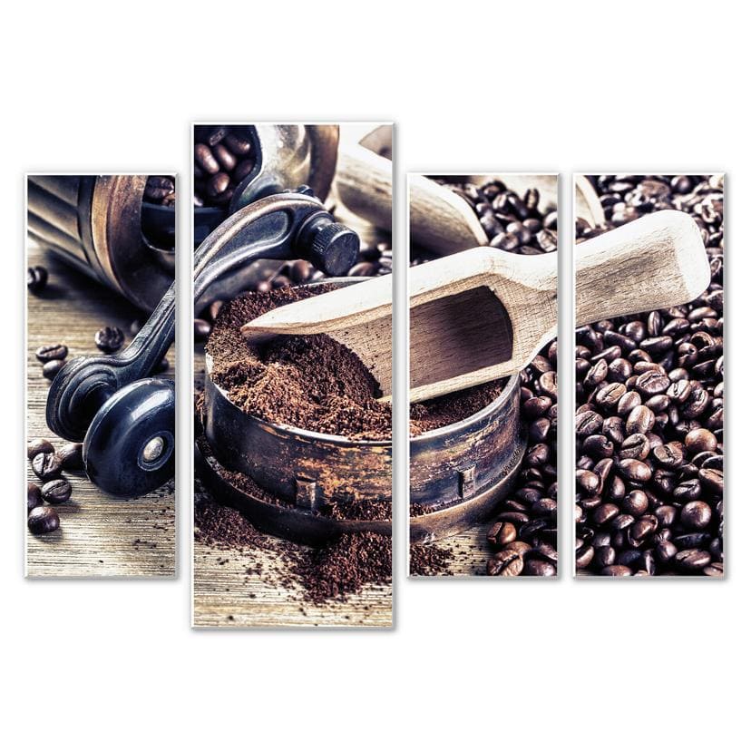 Tableau Forex - Odeur de café (4 parties)