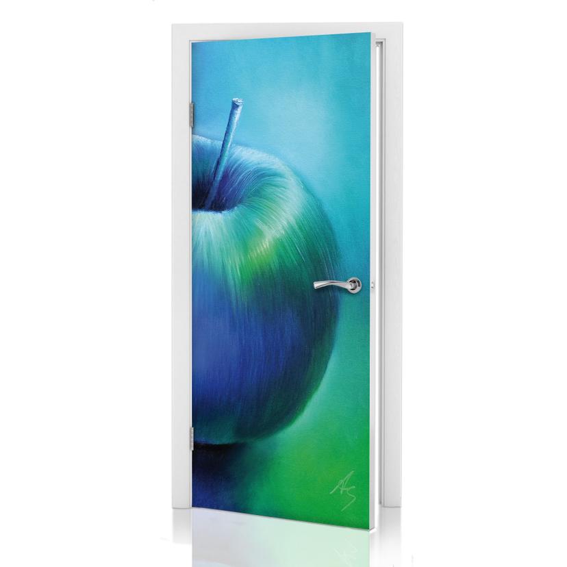 Türdesign Schmucker - Blauer Apfel 91x200 cm