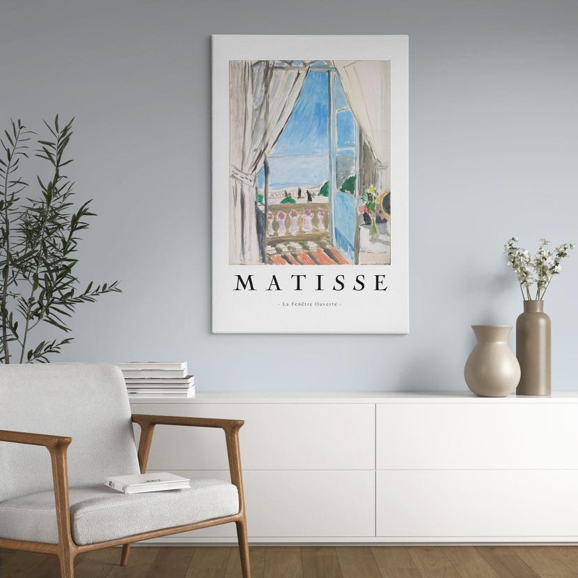 Stampe su tela La Fenêtre Ouverte - Matisse