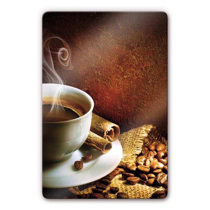 Tableau en verre - Coffee 1