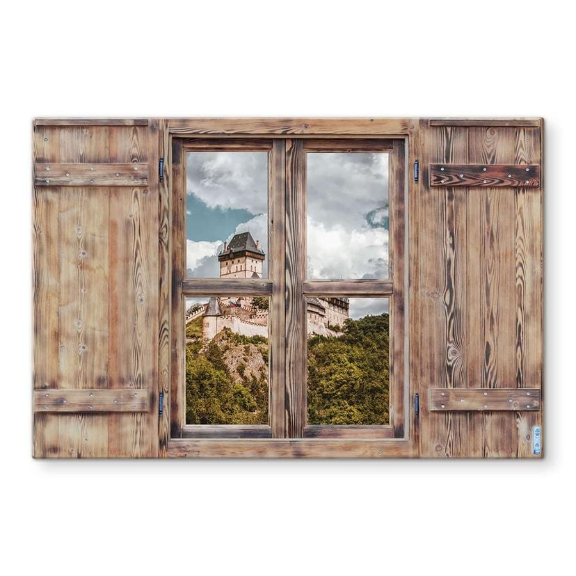 Pannello paraschizzi 3D - Castello