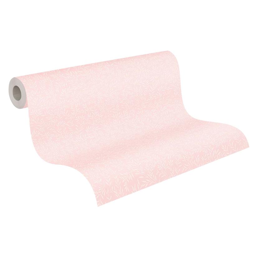 Carta da parati floreale rosa bianco - Carta da parati in tessuto non tessuto casa di campagna A.S.