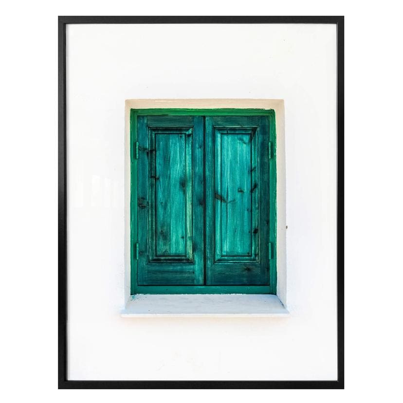 Poster La Fenêtre Turquoise