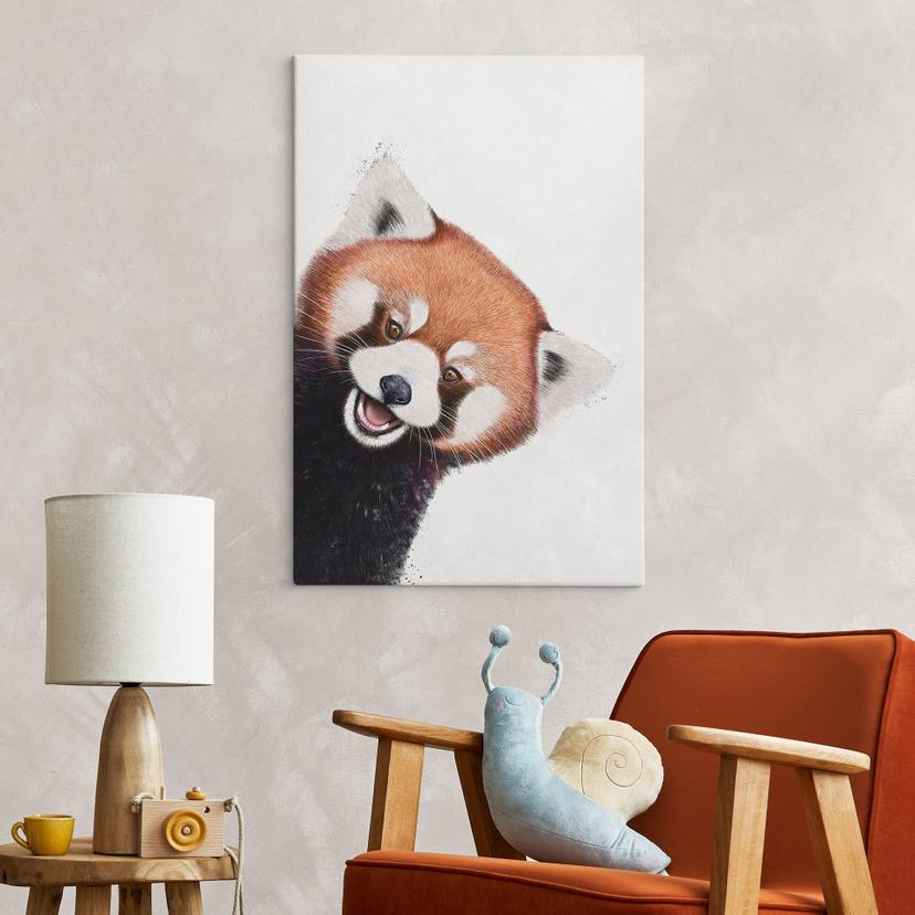 Canvas schilderij Rode Panda - Korenkova