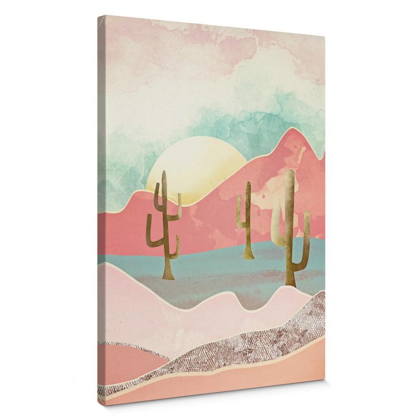 Lienzo SpaceFrog Designs - Montañas del desierto