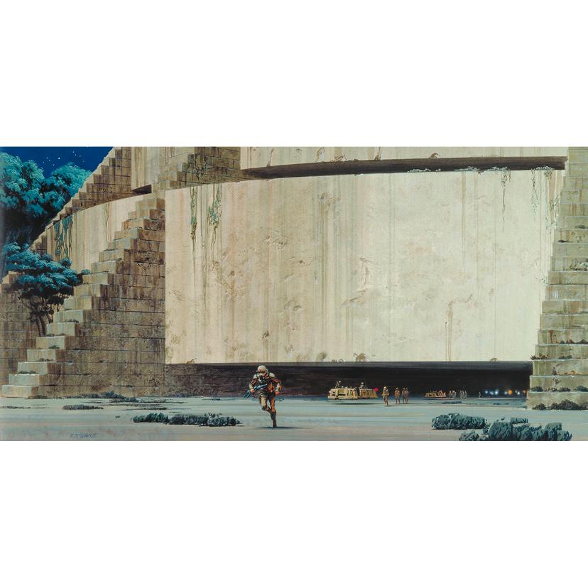Vlies Fototapete - Star Wars Classic RMQ Yavin Temple - 500 x 250 cm