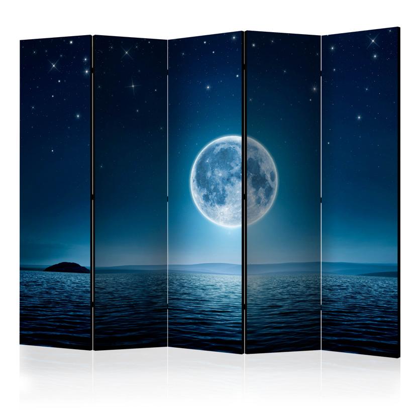 Schermo divisorio - Notte di luna piena, 3 pezzi