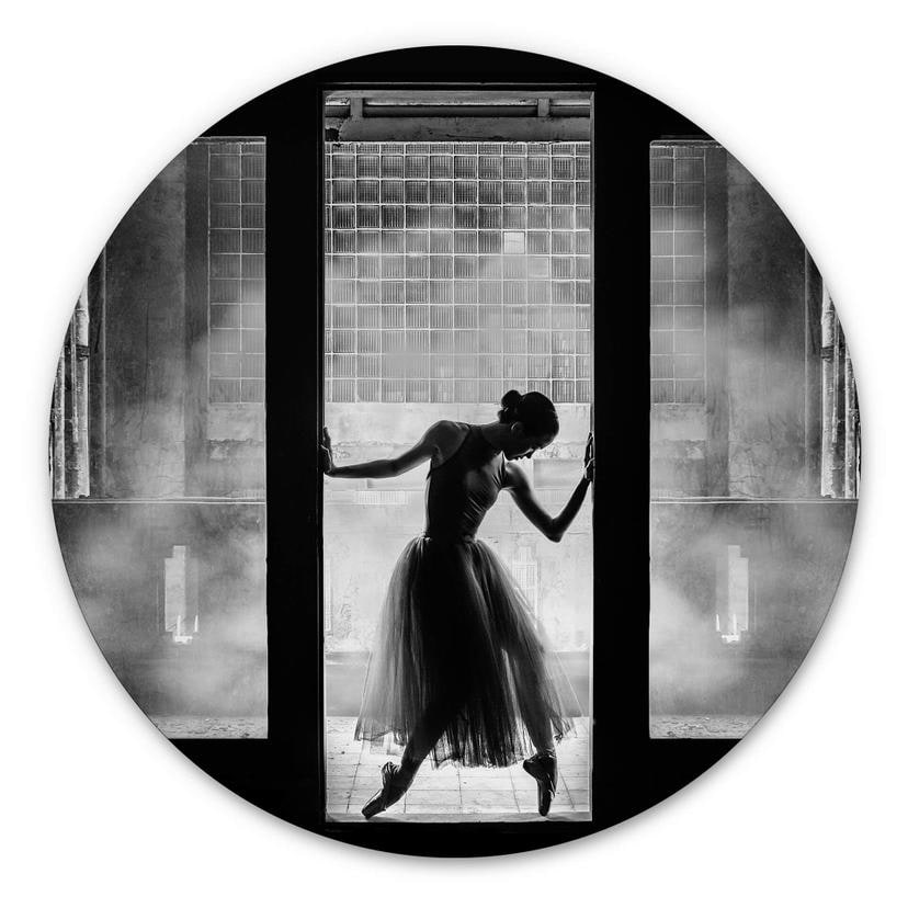 Tableau sur alu-Dibond Wibisono - La danseuse - Rond