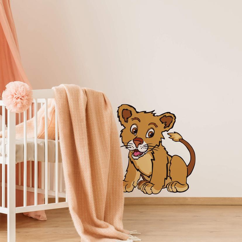 Sticker mural - Roi Lionceau