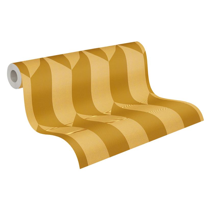Carta da parati COSMOPOLITAN oro effetto 3D - moderno motivo Campione di prodotto in tessuto non tes