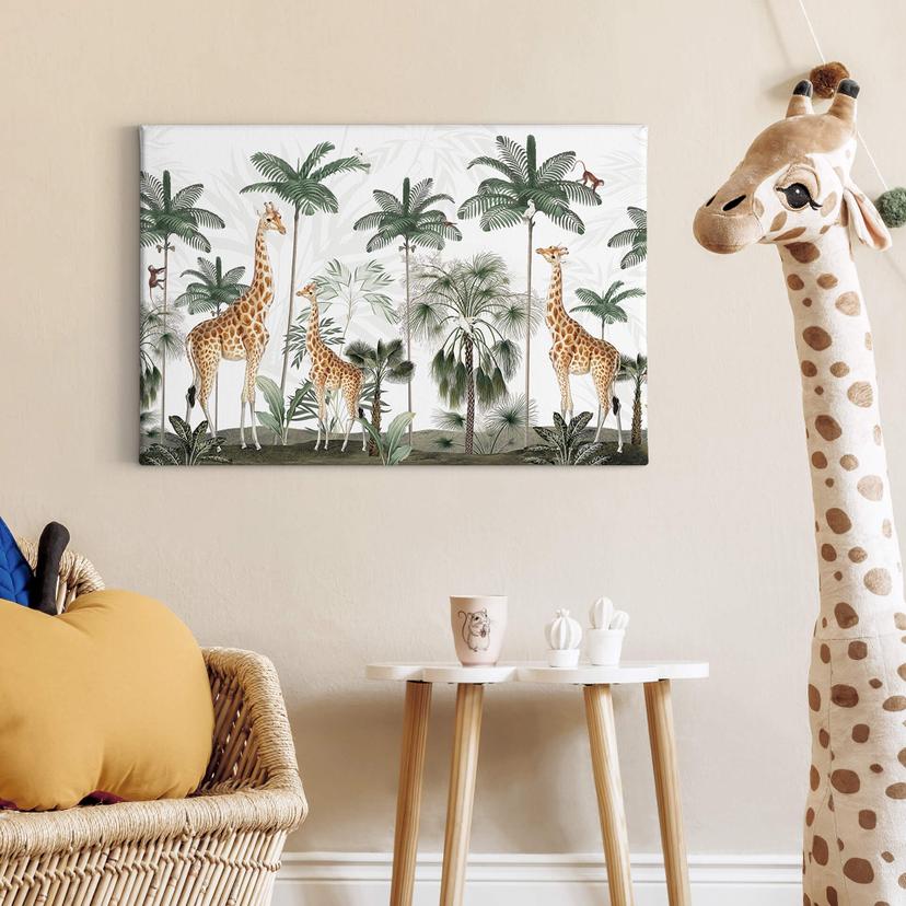 Canvas Kikki Belle - Giraffen