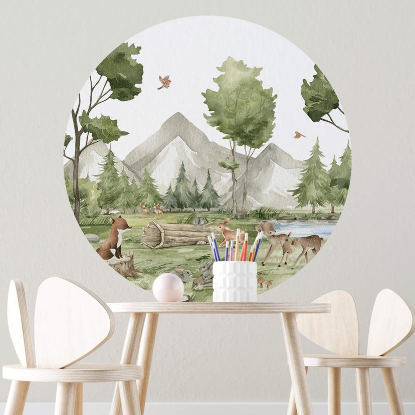 Wall Sticker Oliver Robins - Cute Forest Animals