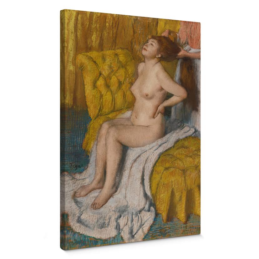Lienzo Degas - Mujer peinada