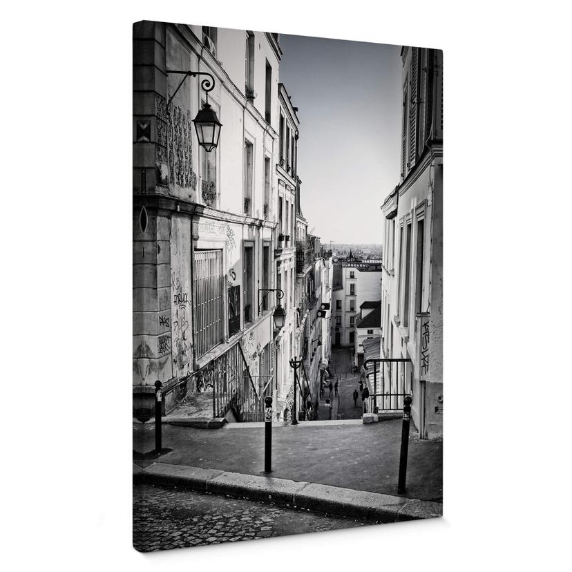 Stampa su tela Montmartre