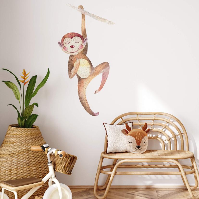 Sticker mural Kvilis - Singe suspendu