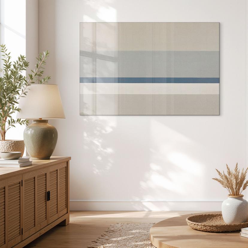Acrylglasbild Agnes Balance - Horizontale Streifen - Sir Edward x Grigory Gladarev
