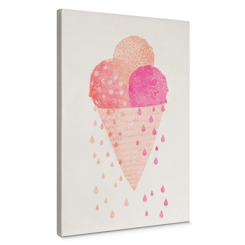 Lærredsprint - Treechild - Ice Cream in Summer