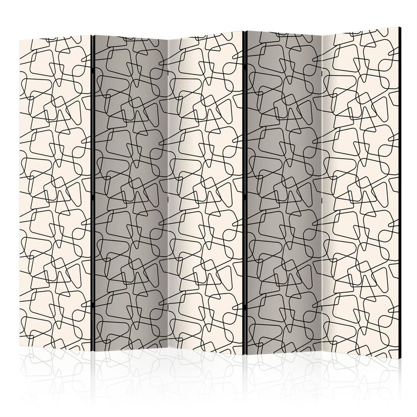 Divisorio per sala - Geometria arrotondata, 3 pezzi