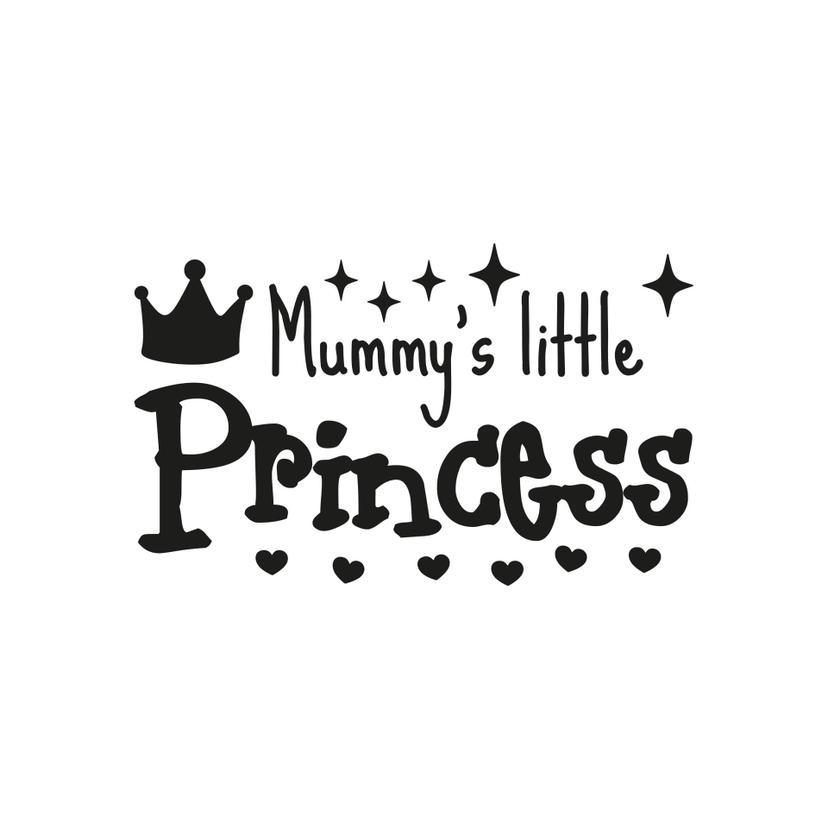 Adesivo murale - mummy's little princess