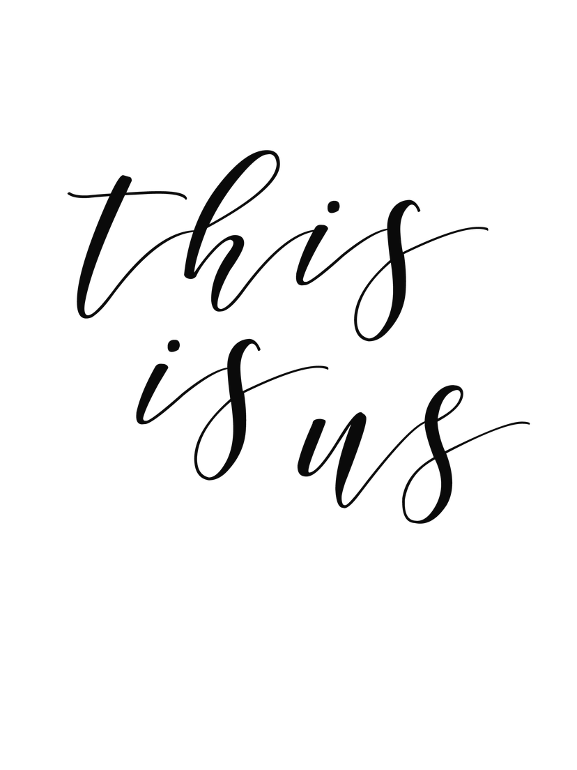 Personalisiertes Poster This is us