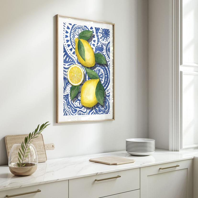 Poster sui limoni siciliani - EMELIEmaria