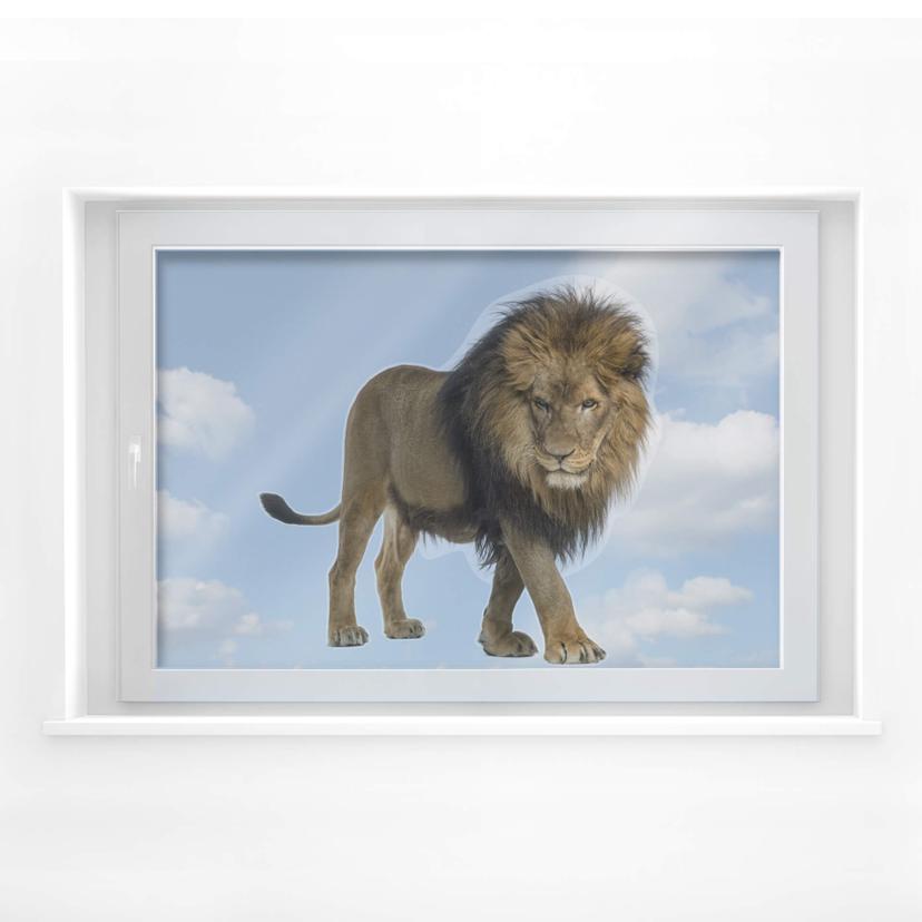 Mural de ventana Real Lion