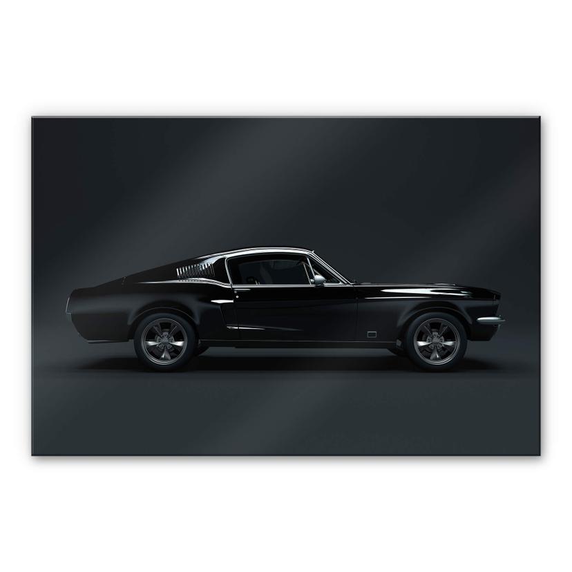 Akrylbillede i glas - Muscle Car