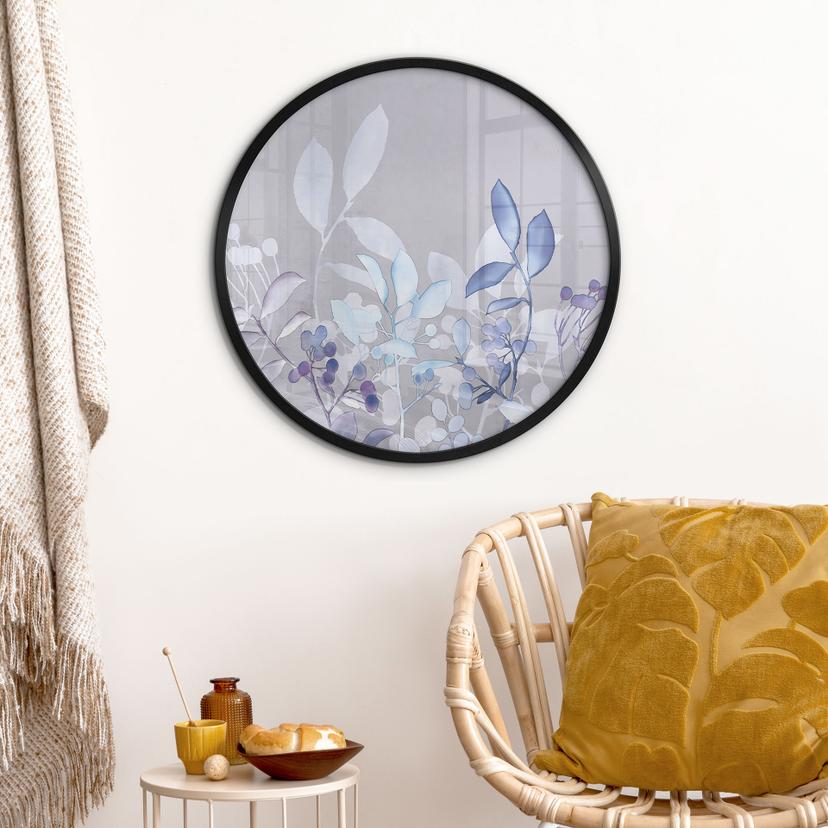 Poster Piante acquerello blu - Haase