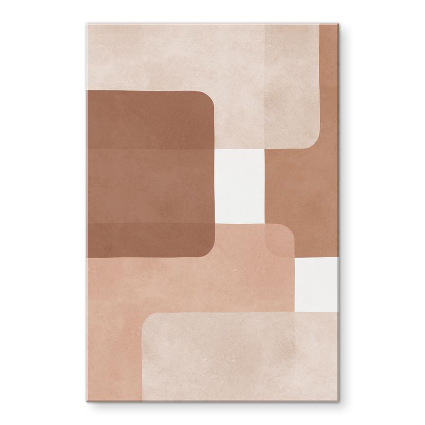 Akrylbillede Boho-abstraktion i beige-brun - Costa
