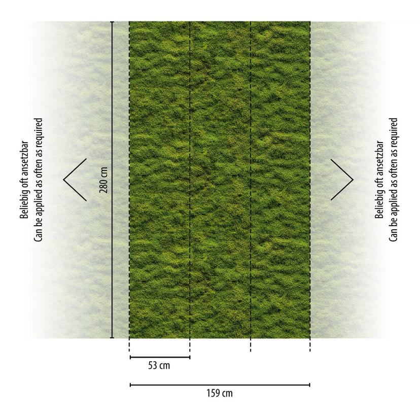 Carta da parati verde muschio - Carta da parati in tessuto non tessuto effetto natura - Carta da par
