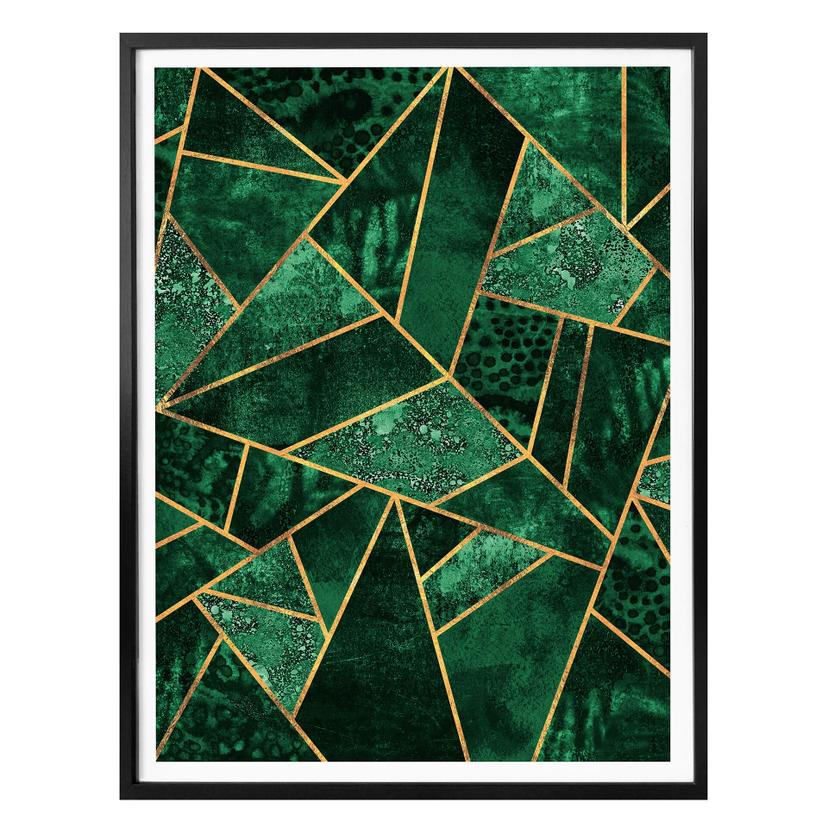 Frederiksson Plakat - Dark Green Emeralds
