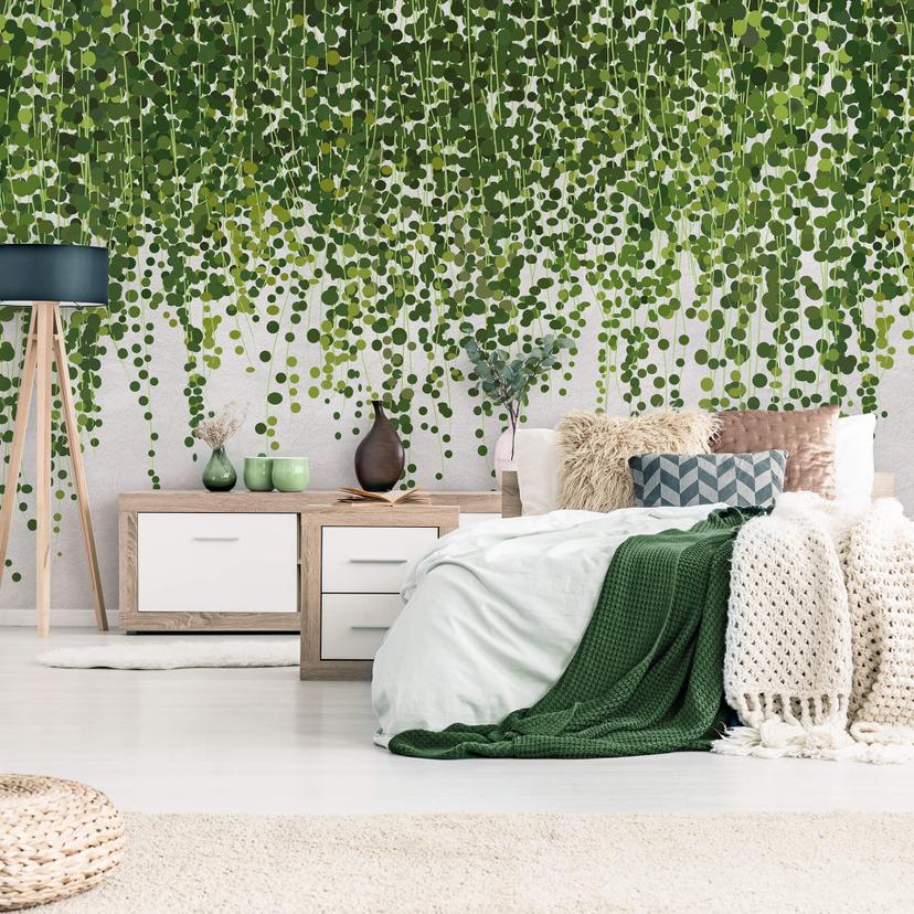Fotobehang Hangplanten