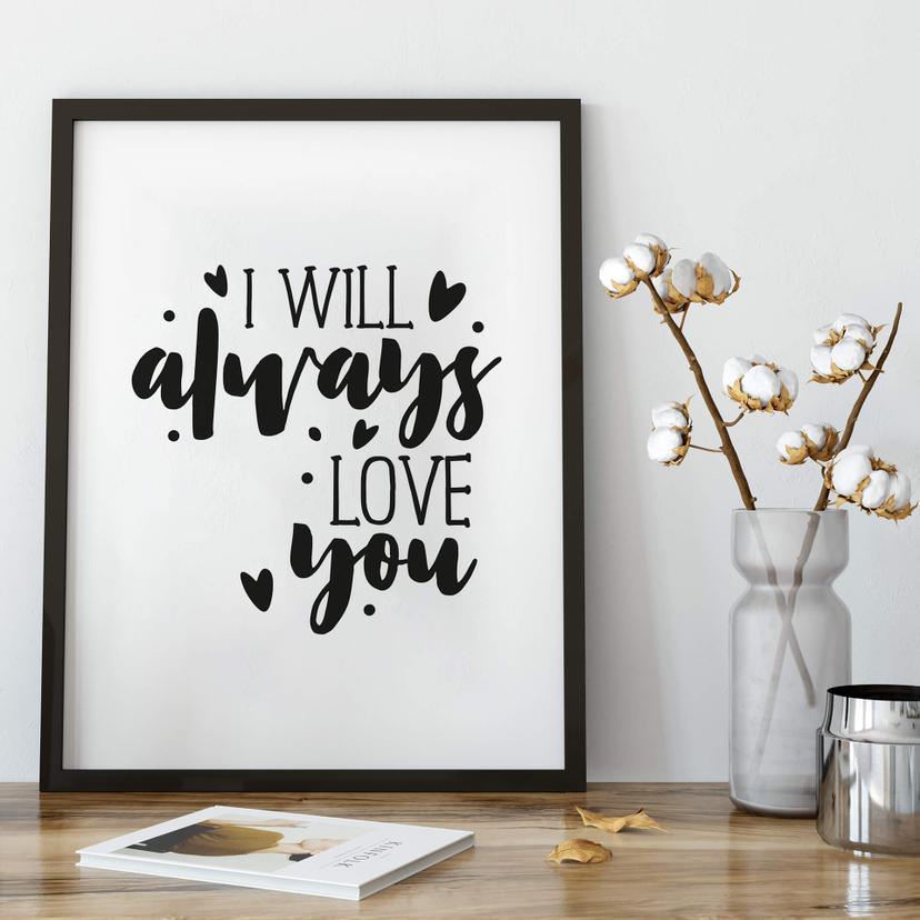 Poster I will always love you