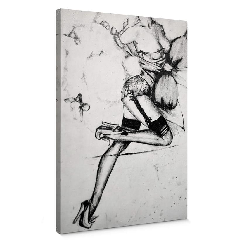 Tableau sur toile Pin-up séduisante