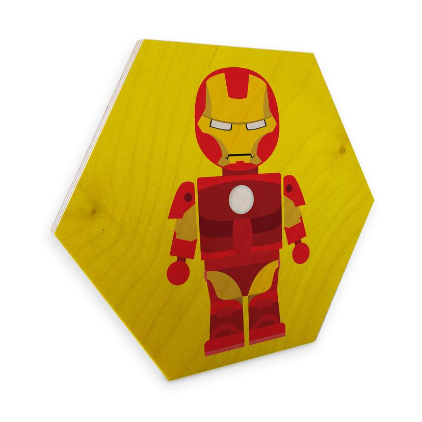 Hexagon - Birketræ - Gomes - Iron Man legetøj