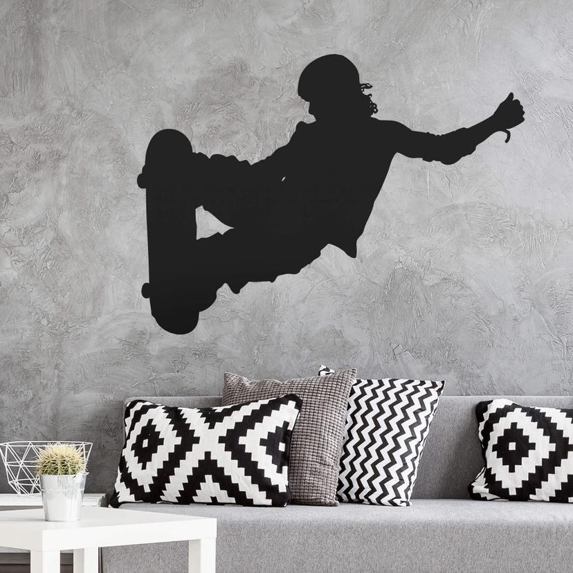 Muursticker Skateboarder 03