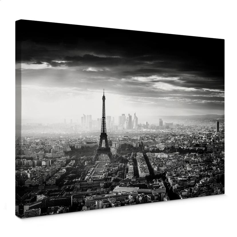 Canvasbillede - Marx - Fog in Paris