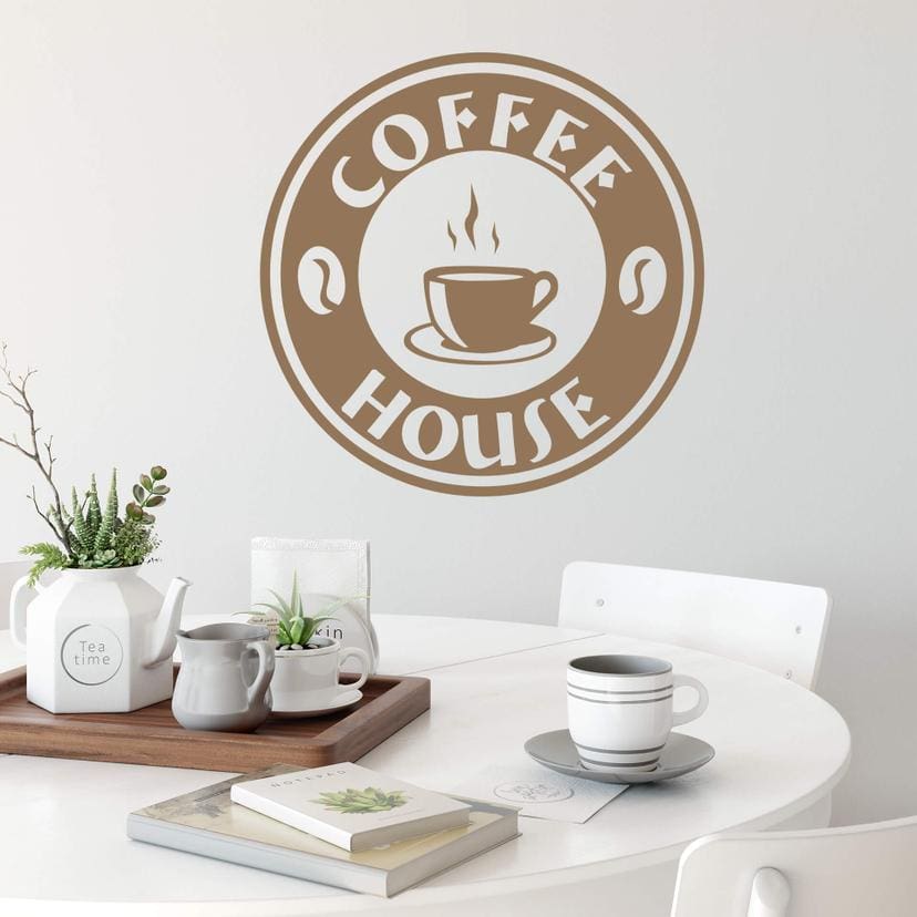 Sticker mural - Coffeehouse