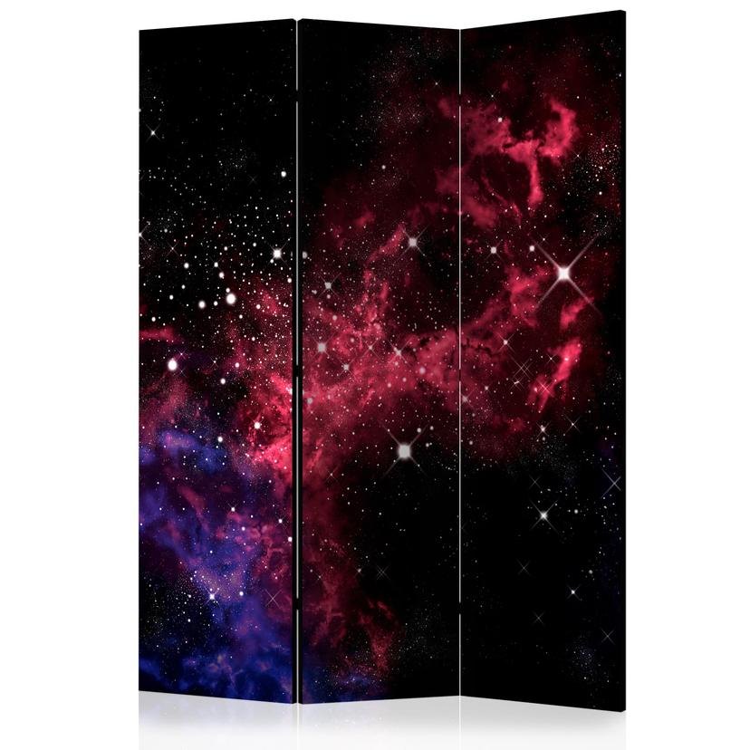 Screen room divider - Rummet - Stjerner, 3-delt