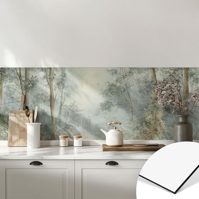 Keukenachterwand Betoverd bos - Ms Tiff
